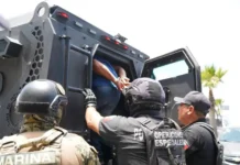 Tras fuerte operativo, trasladan a El Bukanas al penal de Tepexi, Puebla