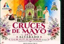Este domingo la tradicional Cruz de Mayo sale de Alvarado y se presenta en la Riviera Veracruzana