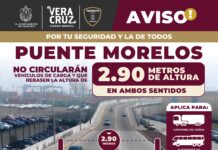 Cierre vial en Puente Morelos de 19 a 21 horas este martes por trabajos de señalamiento