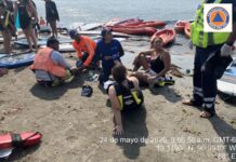 Gobierno de Boca del Río atiende y rescata a kayakistas que se encontraban a la deriva