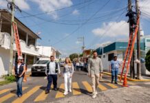 Gobierno de Boca del Río intensifica retiro de cables en desuso para mejorar seguridad y orden urbano: Alcaldesa Maryjose Gamboa Torales