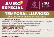 Por temporada de lluvias PC Veracruz prioriza seguridad ciudadana