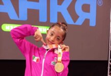 Zoé es de oro; conquista el Mundial de gimnasia rítmica para atletas con síndrome de Down