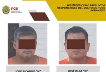 Dictan prisión preventiva a dos hombres acusados del robo a Héctor Yunes en Boca del Río
