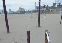 Retiran gimnasio de Playa Martí para proteger la seguridad de la población