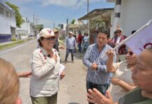 Inicia Rosa María obra integral para transformar la colonia Progreso
