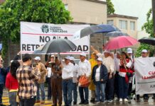 Jubilados de CFE y Pemex llevan su inconformidad ante la CNDH en Veracruz