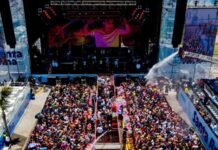 Miles de boqueños llenan de alegría el tradicional Baño Popular de Santa Ana 2026