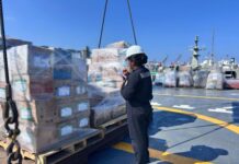 Zarpan de Veracruz más de 718 toneladas de ayuda humanitaria con destino a Venezuela