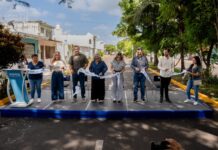Alcaldesa Maryjose Gamboa entrega la primera etapa de la rehabilitación de la calle Río Nilo, en Las Vegas