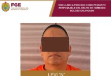 Investigación ministerial sustenta vinculación a proceso de “Comandante Levi” por homicidio doloso calificado en Yanga
