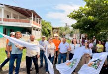 Alcalde Samuel Acosta da banderazo de arranque a nueva obra en Paso del Toro