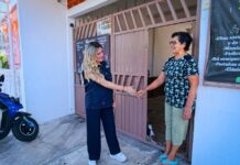 Alcaldesa Maryjose Gamboa Torales atiende de primera mano necesidades ciudadanas durante recorrido sorpresa por la colonia Manantial