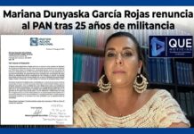 ¿Con un pie en Morena? Mariana Dunyaska renuncia al PAN