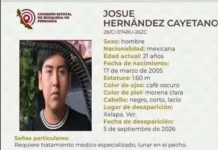 Hallan muerto a estudiante de la UV, a 14 días de su desaparición