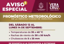 Exhorta Ayuntamiento de Veracruz a extremar precauciones ante condiciones meteorológicas