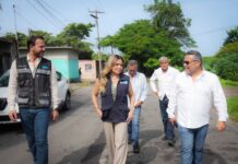 Alcaldesa Maryjose Gamboa Torales urge a CAB atender puntos de encharcamiento y ejecutar obras pluviales