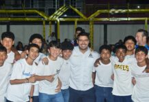 Presentan oficialmente a centro de fútbol Cangrejos Azules de Alvarado