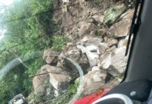 Otro deslave bloquea el tránsito vehicular en la carretera Xalapa-Huatusco, a la altura de Los Pescados