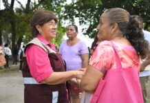 Atiende Rosa María rezago de más de 40 años con obras de drenaje y pavimentación en colonia Dos Caminos