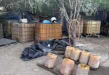 Aseguran más de 6 mil litros de huachicol en Pánuco y Poza Rica