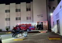 Bomberos y Protección Civil Municipal de Veracruz controlan siniestro en Escuela Náutica Mercante; evacúan 82 personas