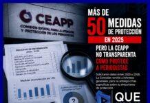 Más de 50 medidas de protección en 2025, pero sin datos claros: Ceapp evita detallar cómo protege a periodistas