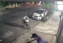 Captan en video robo de bicicletas en pleno Centro de Veracruz