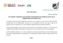 Incendio en subestación de la CFE en Veracruz provoca apagón en varias colonias