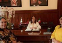 Nahle despide a la titular de Educación entre escándalos y recibe a la sustituta en medio de alboroto