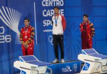 México domina la primera jornada de natación en Santo Domingo 2026 con nueve medallas y dos récords de la justa