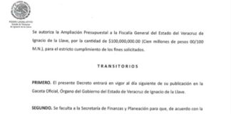 ¡Billetiza! 100 millones de pesos más para Yeya, Nahle manda solicitud al Congreso